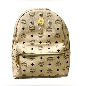 MCM Studded Visetos Backpack